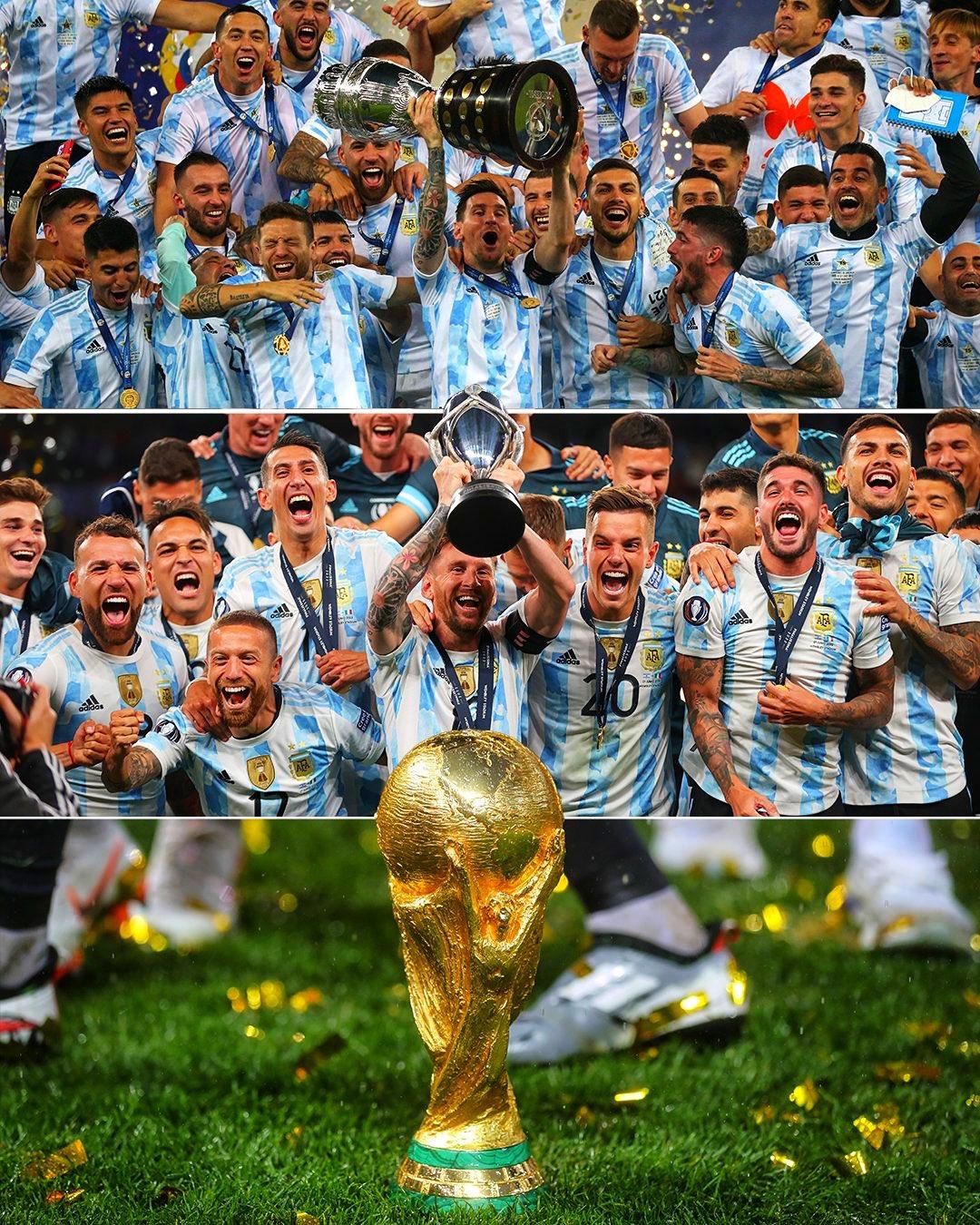 1080x1350 Argentina Football Team 2022 Wallpaper