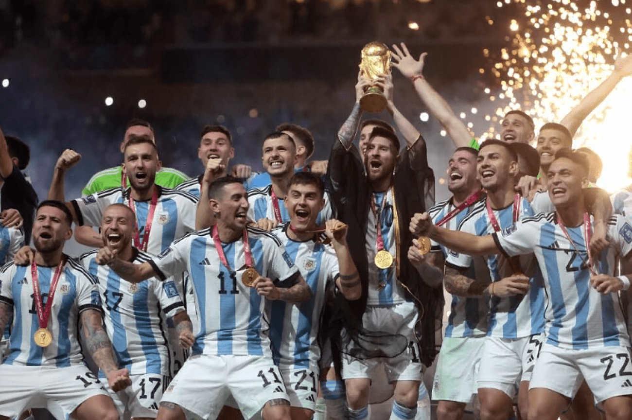 1300x864 World Cup 2022The best image of the Qatar 2022 World Cup final between Argentina and France and France met in the final of the World