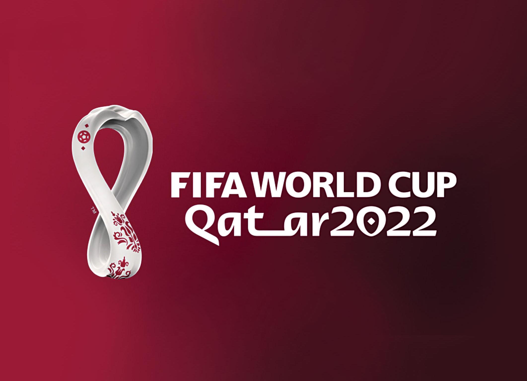 Premium Vector  Fifa world cup qatar 2022 logo stylized vector isolated  illustration with football