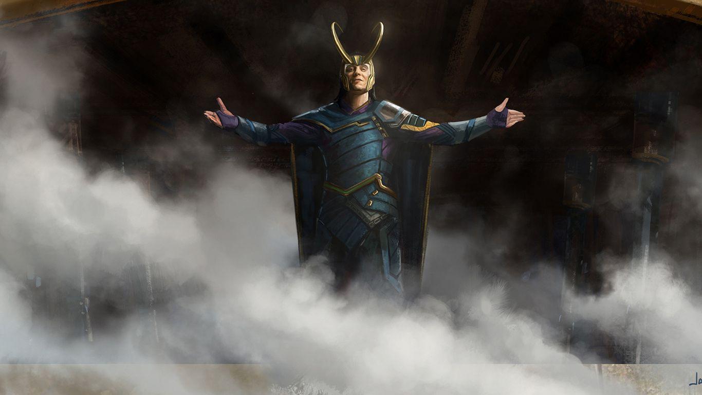 1366x768 Loki Wallpaper HD