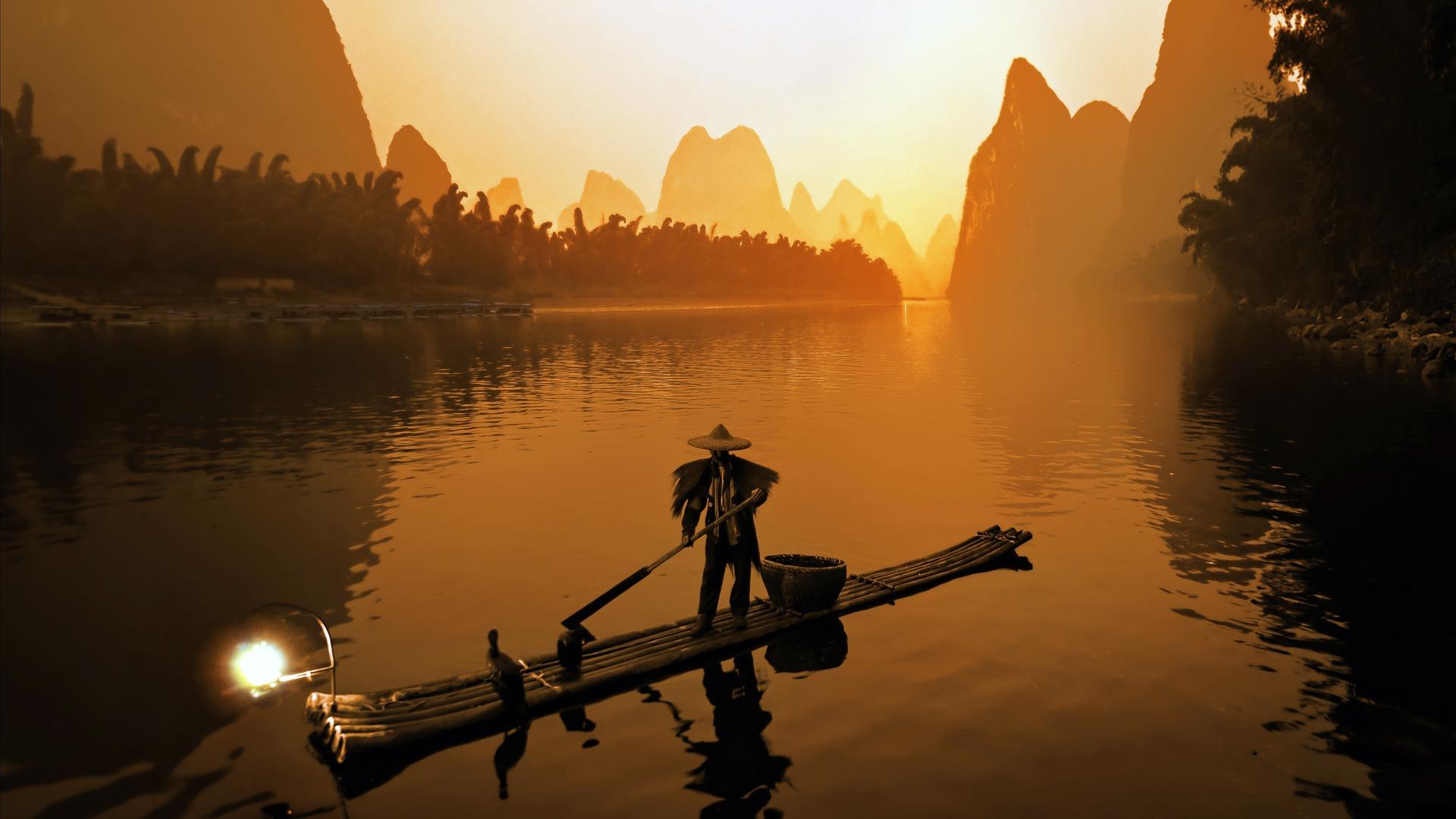 1920x1080 Guilin China Lijiang River
