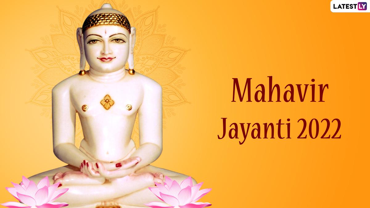 1200x675 Happy Mahavir Jayanti 2022 Wishes, Greetings & HD Image: Send WhatsApp Stickers, Facebook Messages, Lord Mahavir Wallpaper, Sayings, Quotes, GIFs & Telegram Pics