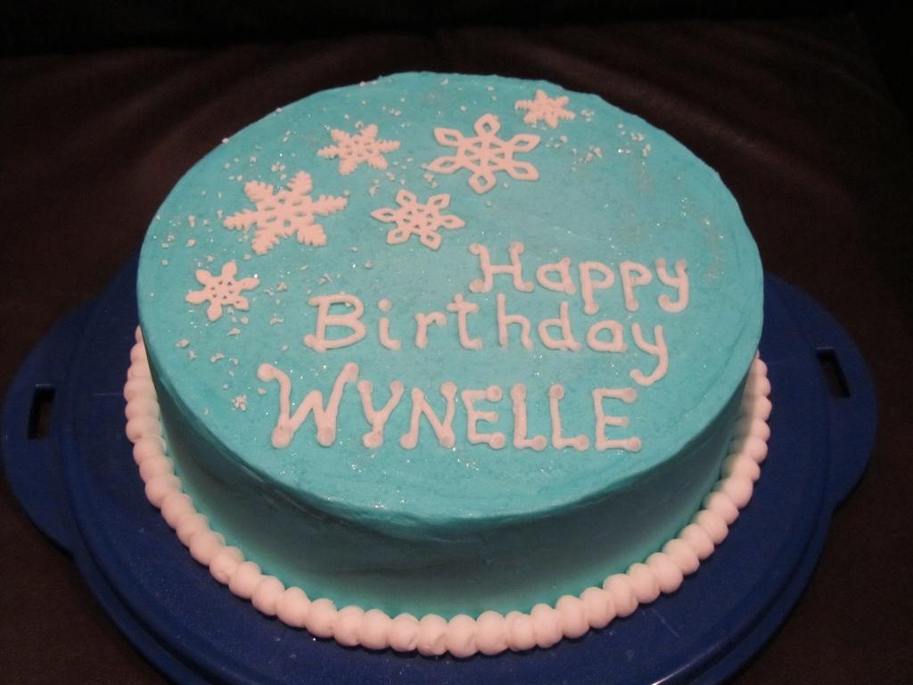 1024x768 Simple Winter Birthday