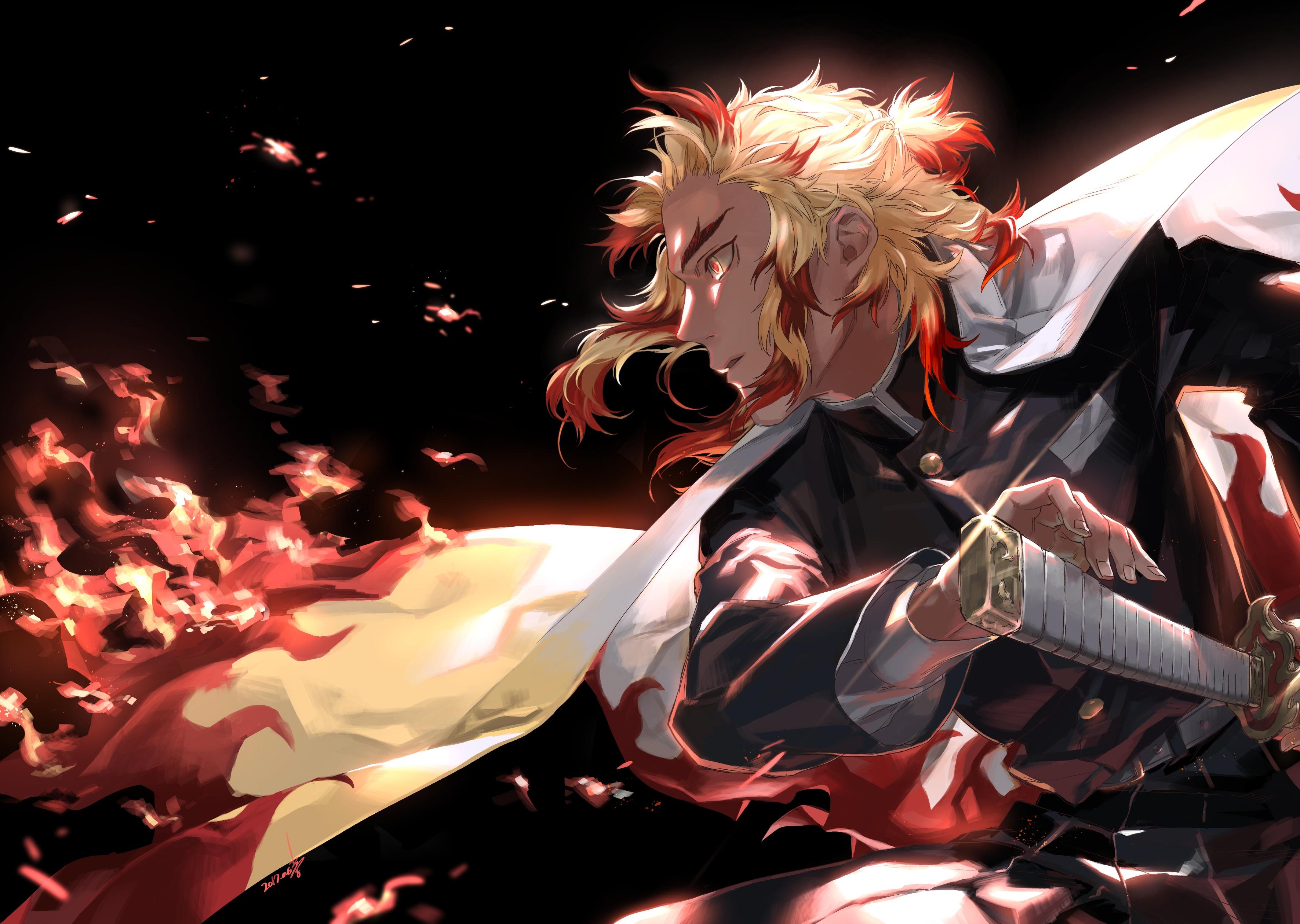 3543x2521 Kyojuro Rengoku HD Wallpaper and Background