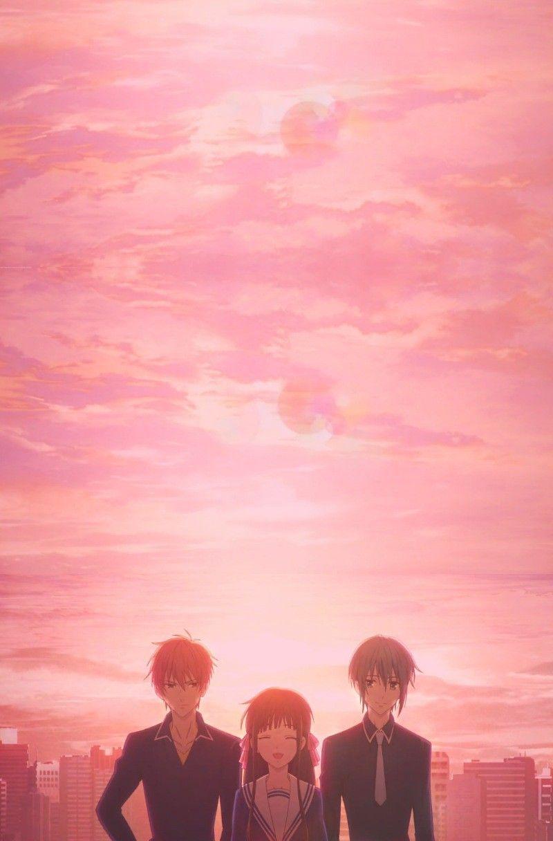 800x1216 Fruits Basket wallpaper Kyo, Tohru, Yuki Made by Mo©hi Moon. Fruits basket manga, Fruits basket, Fruits basket anime