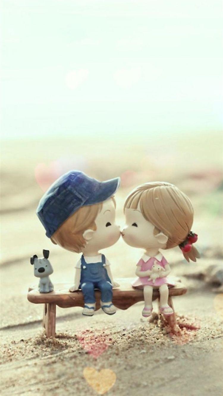 750x1334 Free Cartoon Kissing Couple, Download Free Clip Art, Free Clip Art