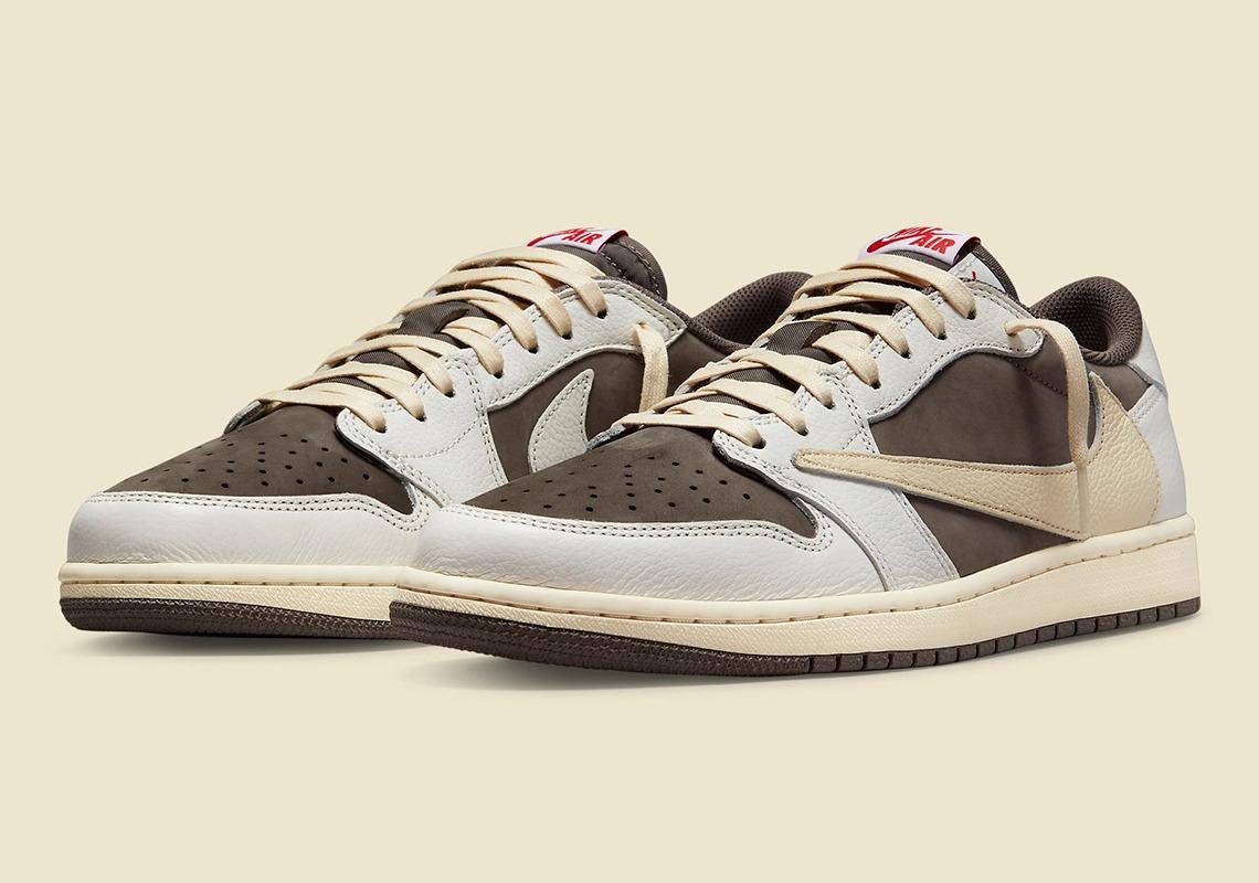 1140x800 Official Image Of The Travis Scott x Air Jordan 1 Low OG “Reverse Mocha”