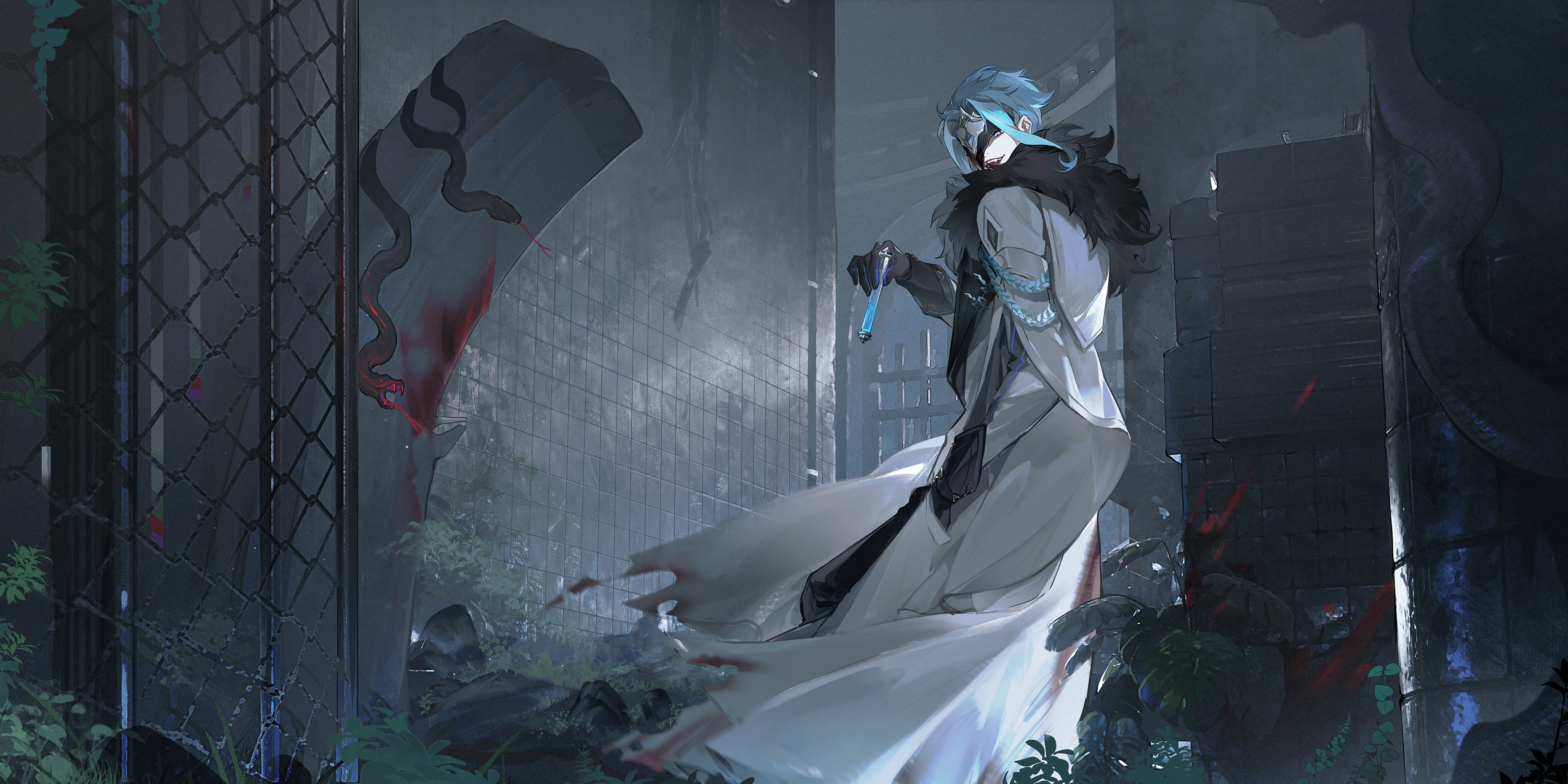 3500x1751 Il Dottore (Genshin Impact) Wallpaper and Background: Free HD Download