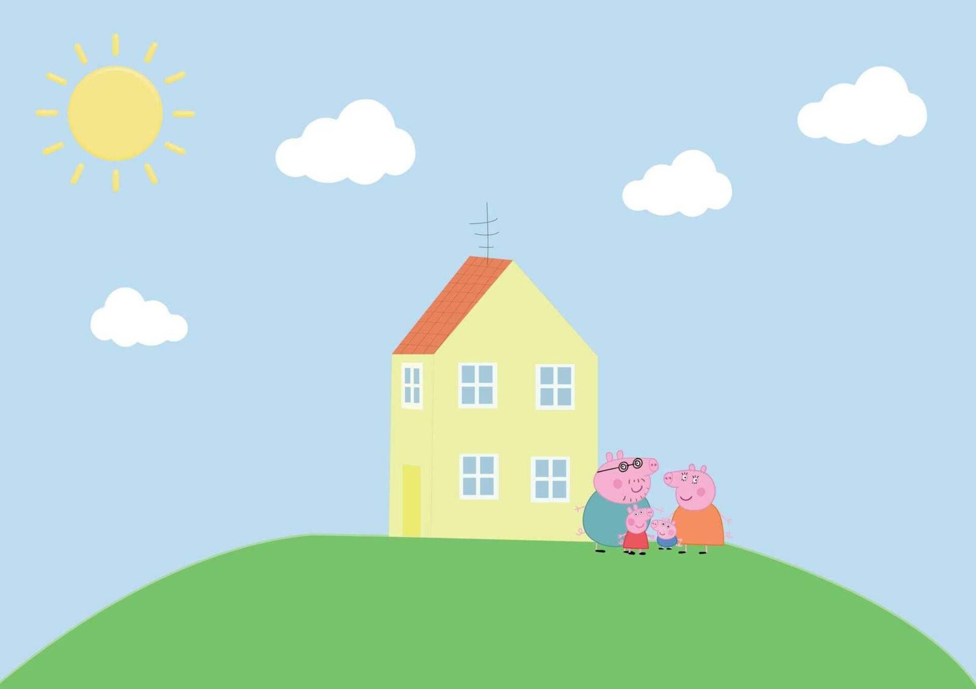 Peppy Pig House Wallpapers Top Free Peppy Pig House Backgrounds WallpaperAccess