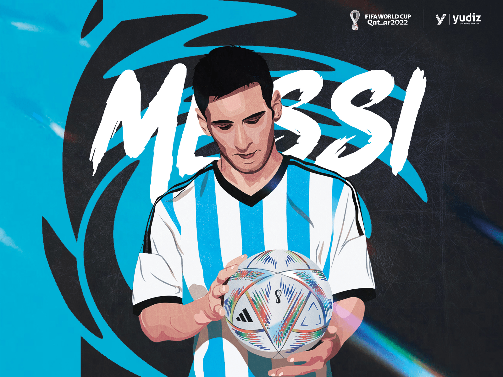 1600x1200 FIFA World Cup 2022 Leo Messi by Yudiz Solutions Ltd on Dribbble