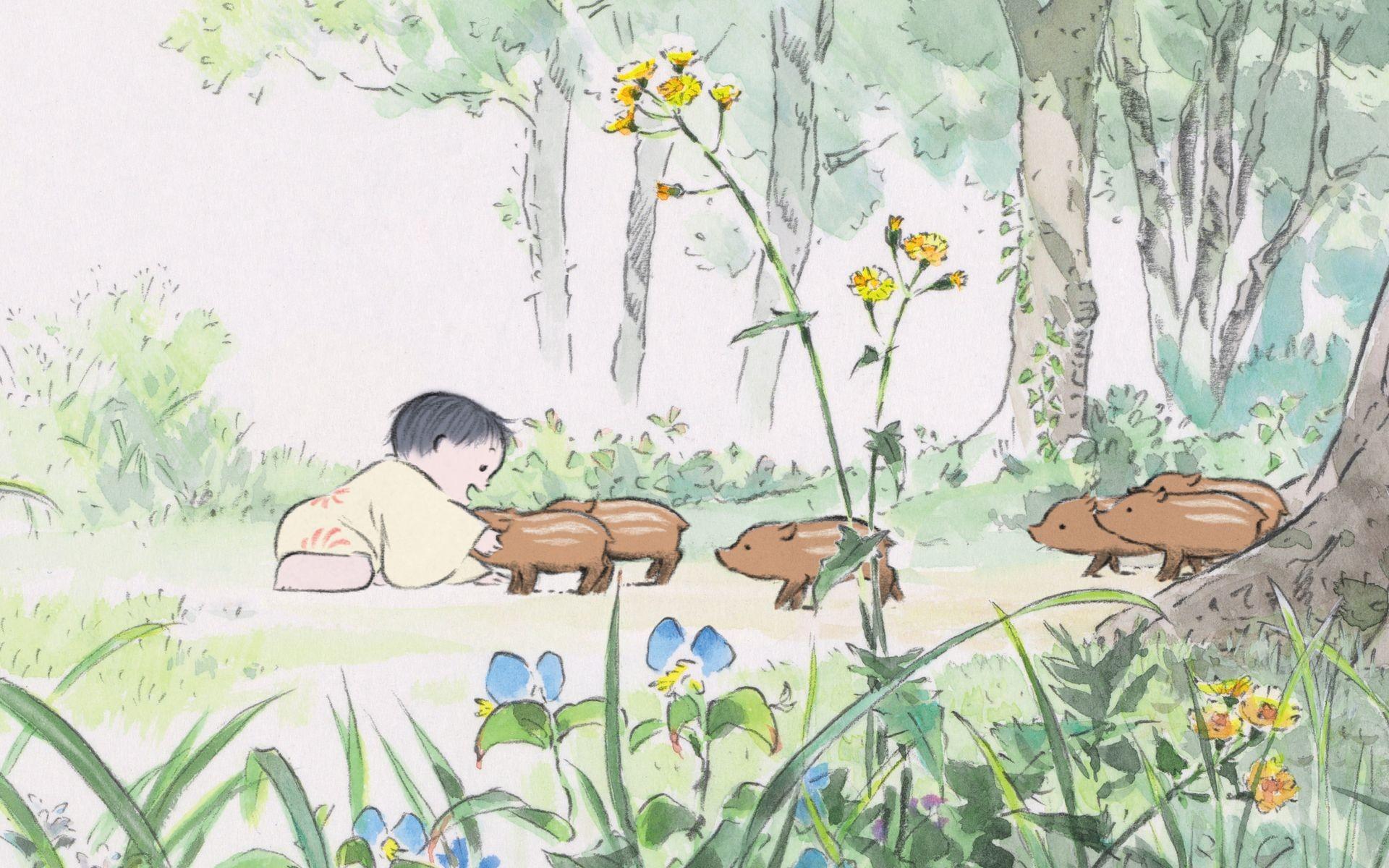 1920x1200 The Tale of The Princess Kaguya Wallpaper Ghibli Wallpaper