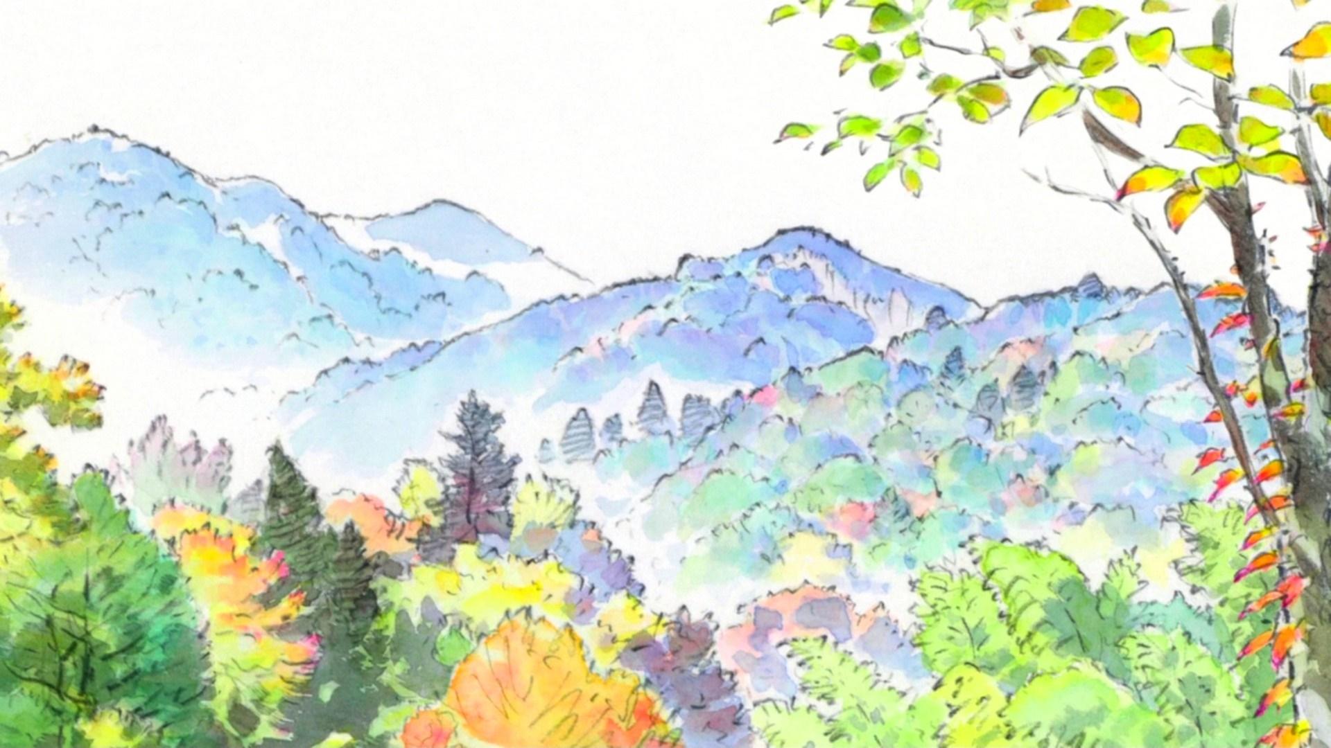1920x1080 Full HD The Tale of Princess Kaguya wallpaper