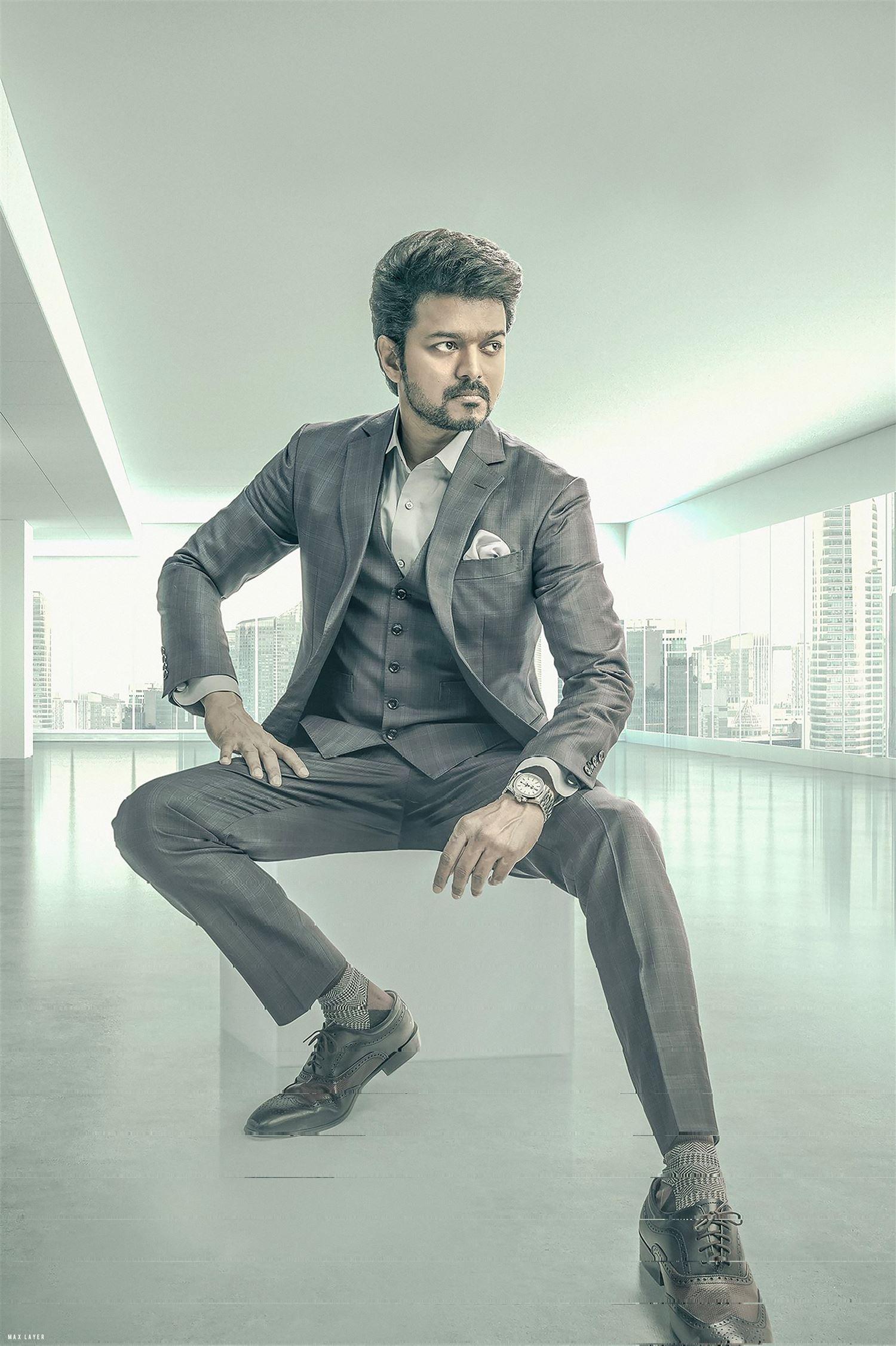 1500x2253 Vijay Varisu First Look HD Image. Varasudu Vijay Image HD