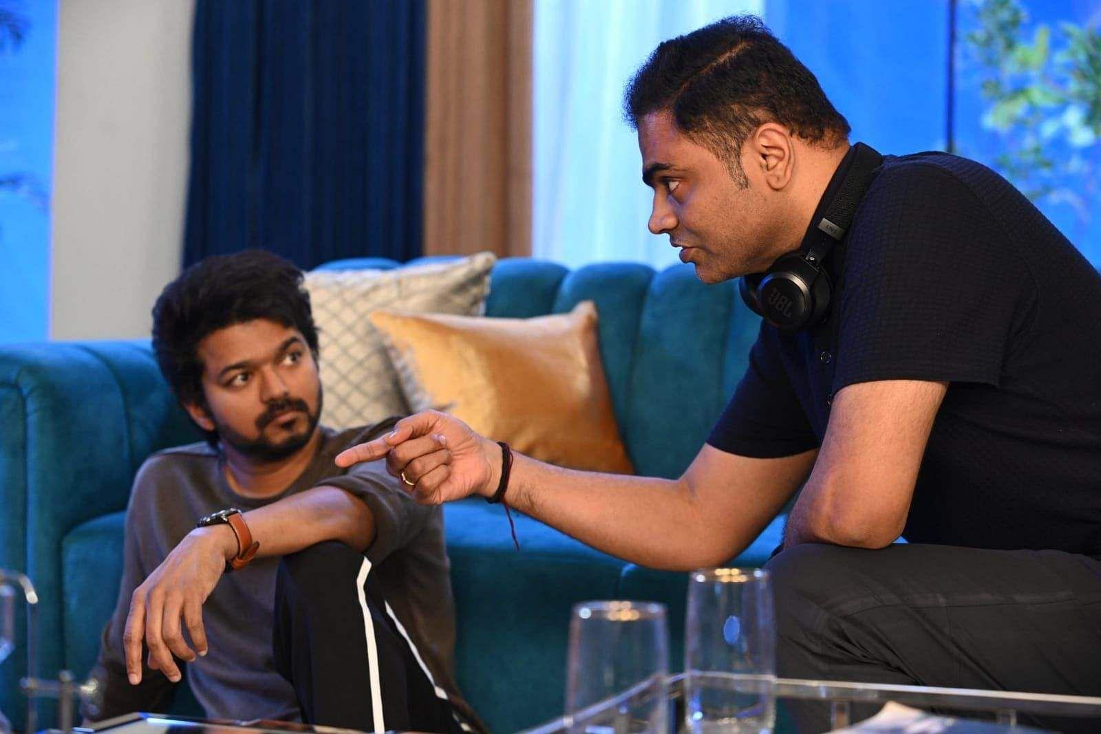 1600x1067 Varisu BTS Photo: The dapper Vijay will charm his way into your heart- Cinema express
