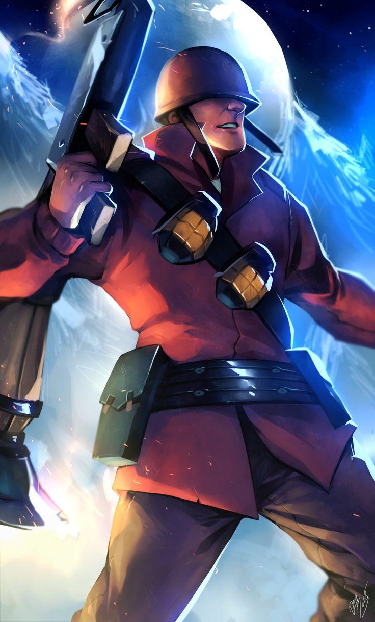 736x1219 Art of DarlsDraws / Robot Enjoyer. Team fortress 2 soldier, Team fortress 2 medic, Team fortress 2