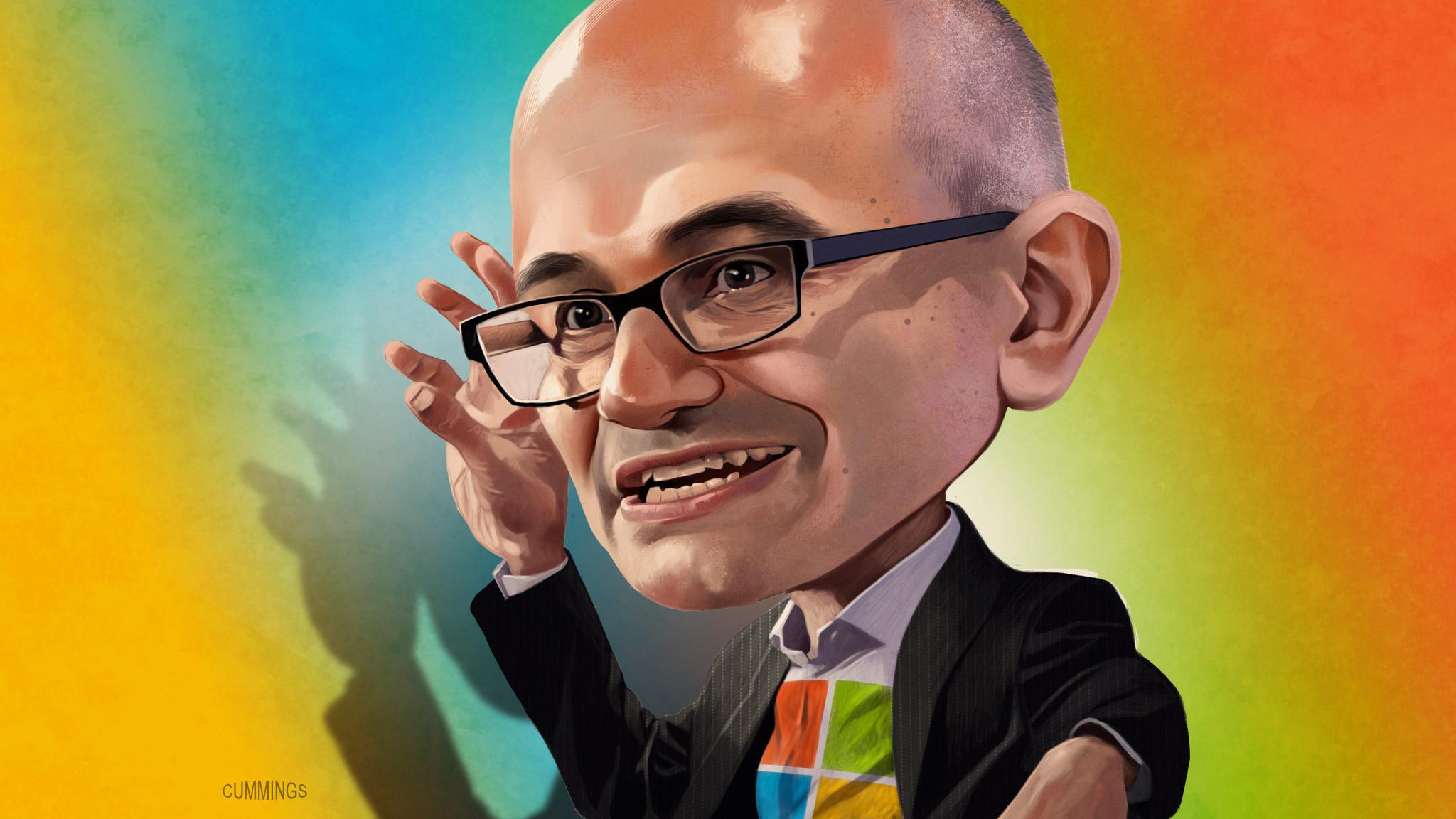 2048x1152 Satya Nadella, Microsoft's engineer chief