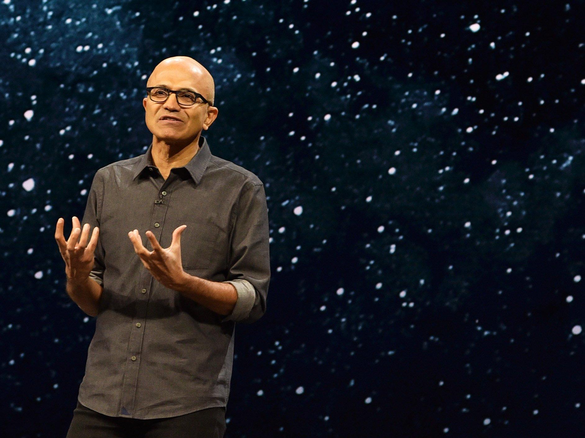 1884x1413 Catch Microsoft CEO Satya Nadella tonight on The Daily Show with Trevor Noah
