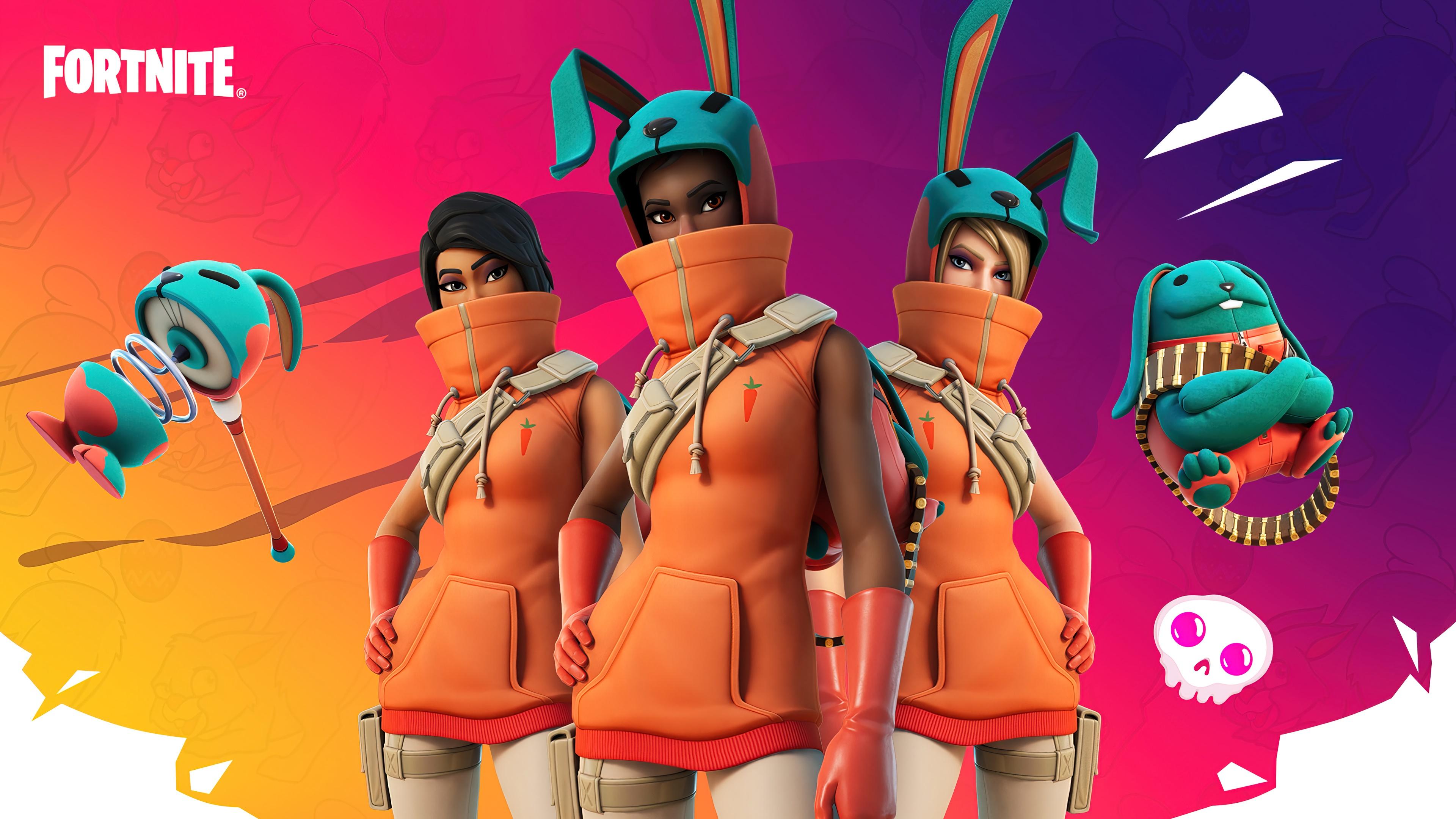 3840x2160 wallpaper, fortnite, bunny, bundle, 4k, HD Gallery HD Wallpaper