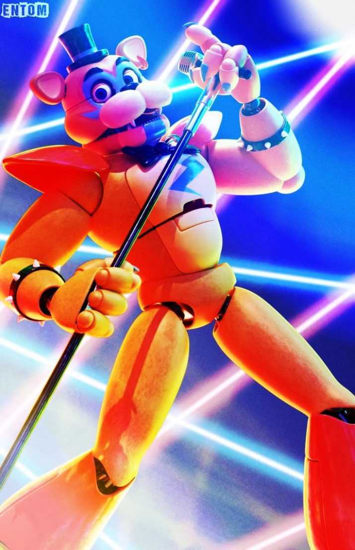 715x1106 Glamrock Freddy Wallpaper