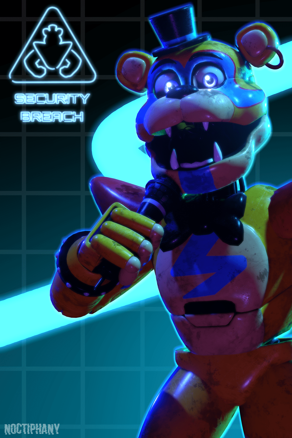 1000x1500 Glamrock Freddy Wallpaper