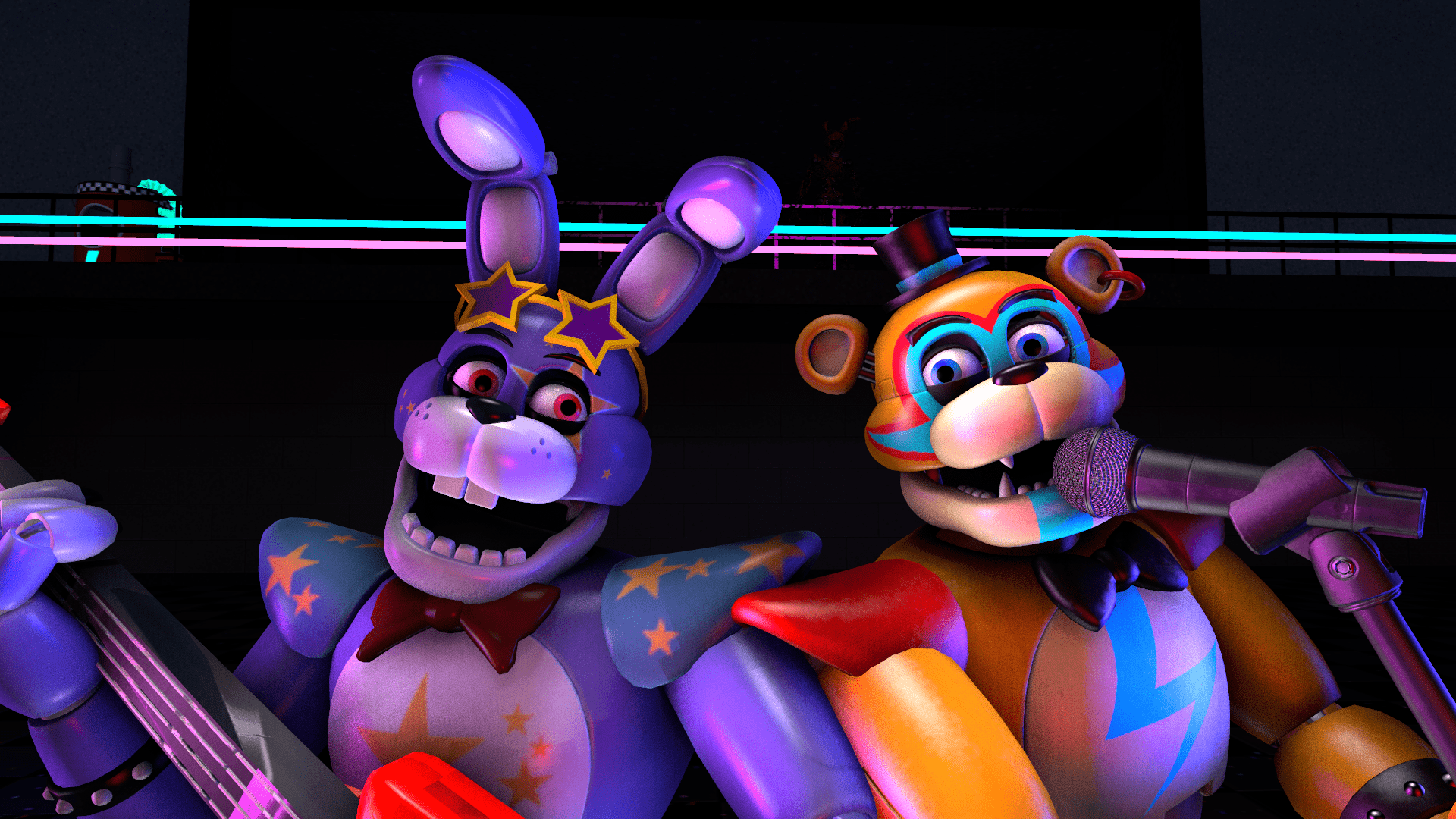 1920x1080 Glamrock Bonnie & Freddy