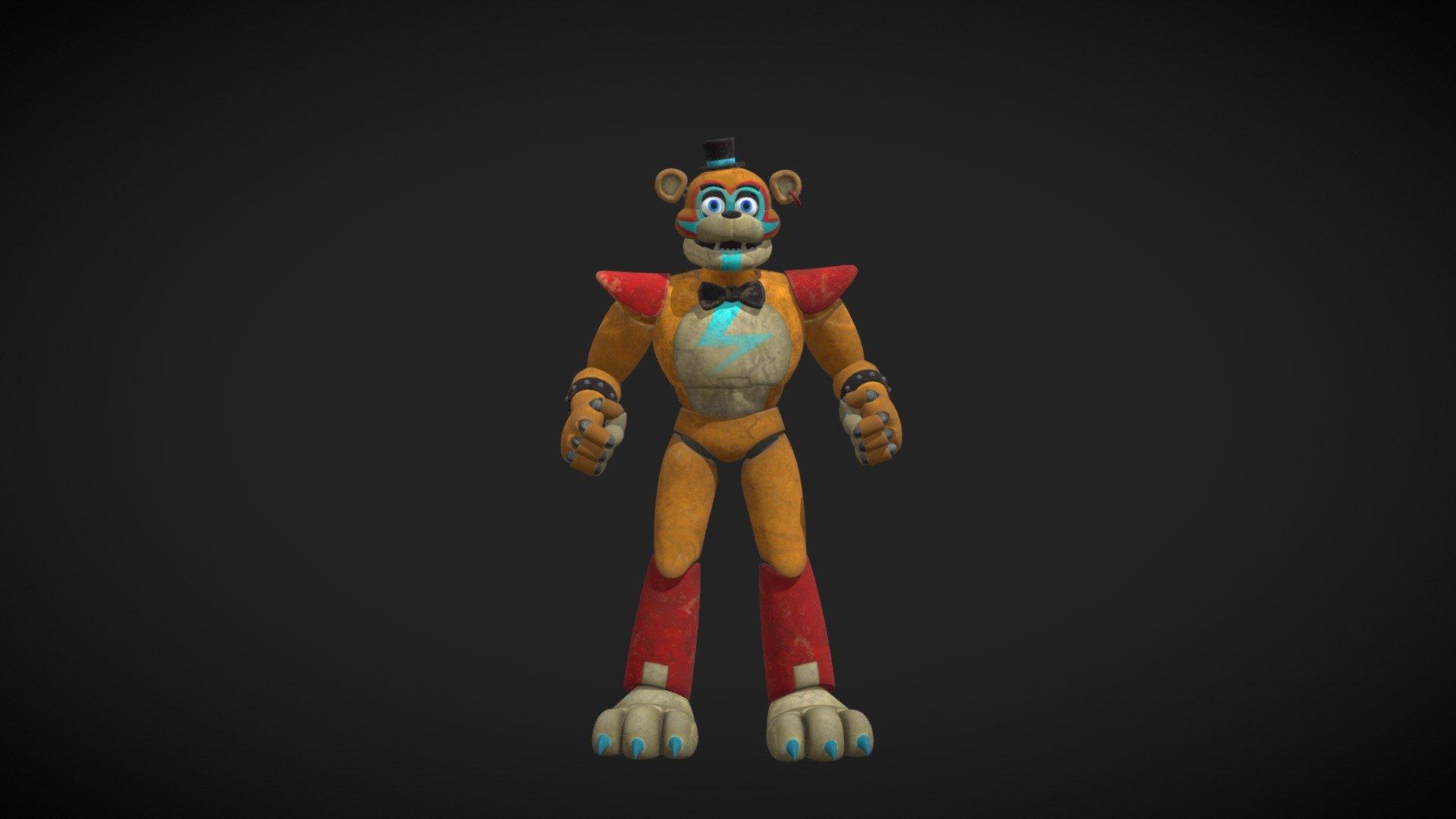 1920x1080 Glamrock Freddy Security Breach Free 3D model by GenEnix [8964eca]