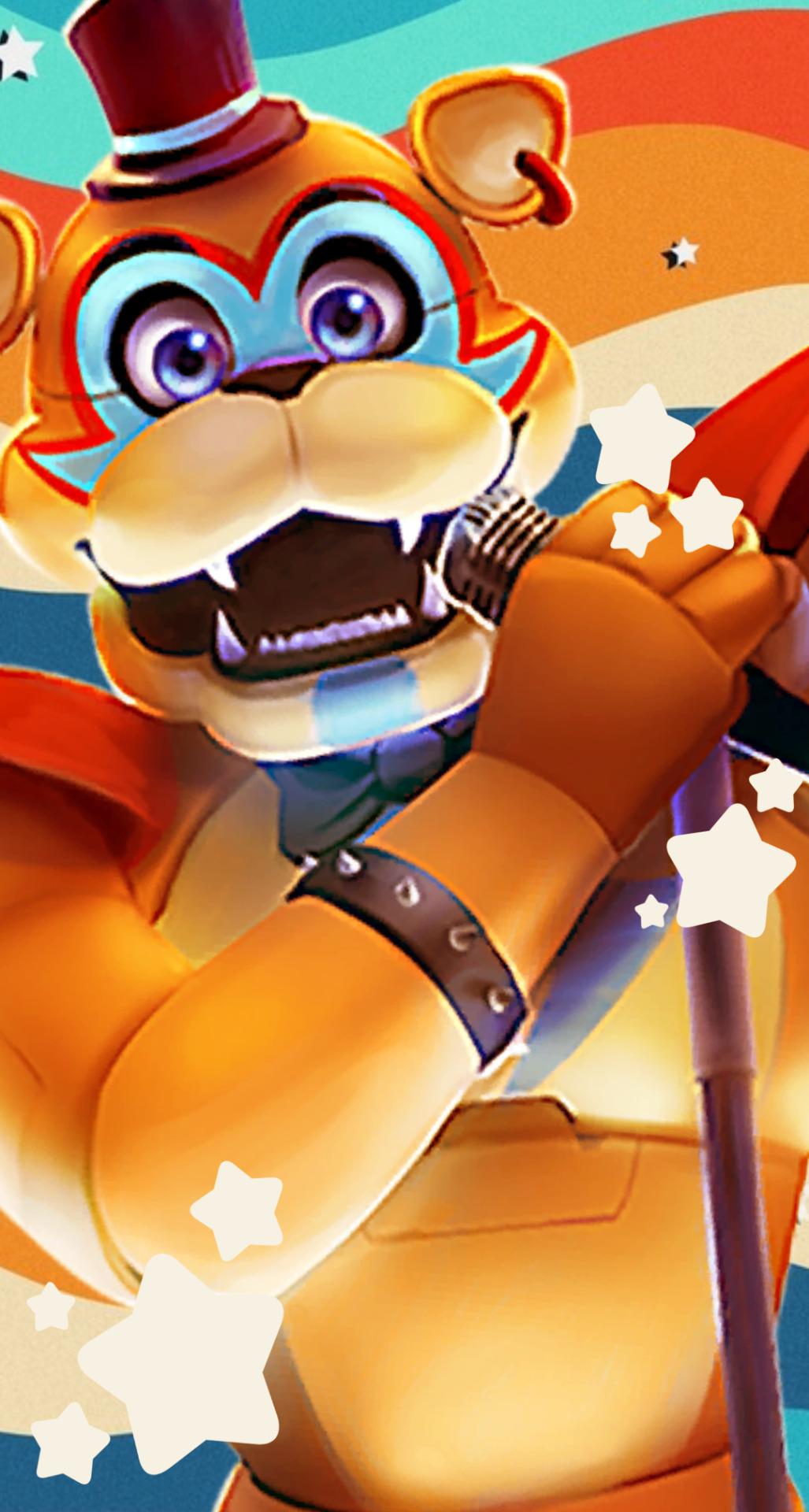 1027x1920 glamrock freddy wallpaper