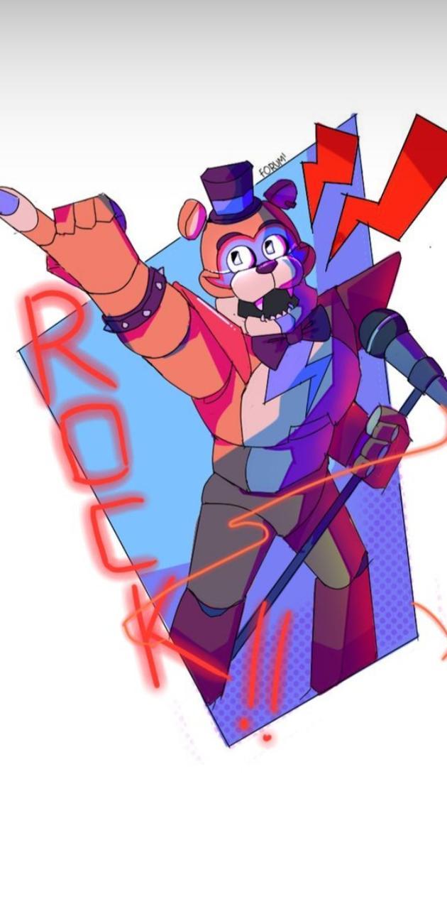 630x1280 Glamrock Freddy wallpaper