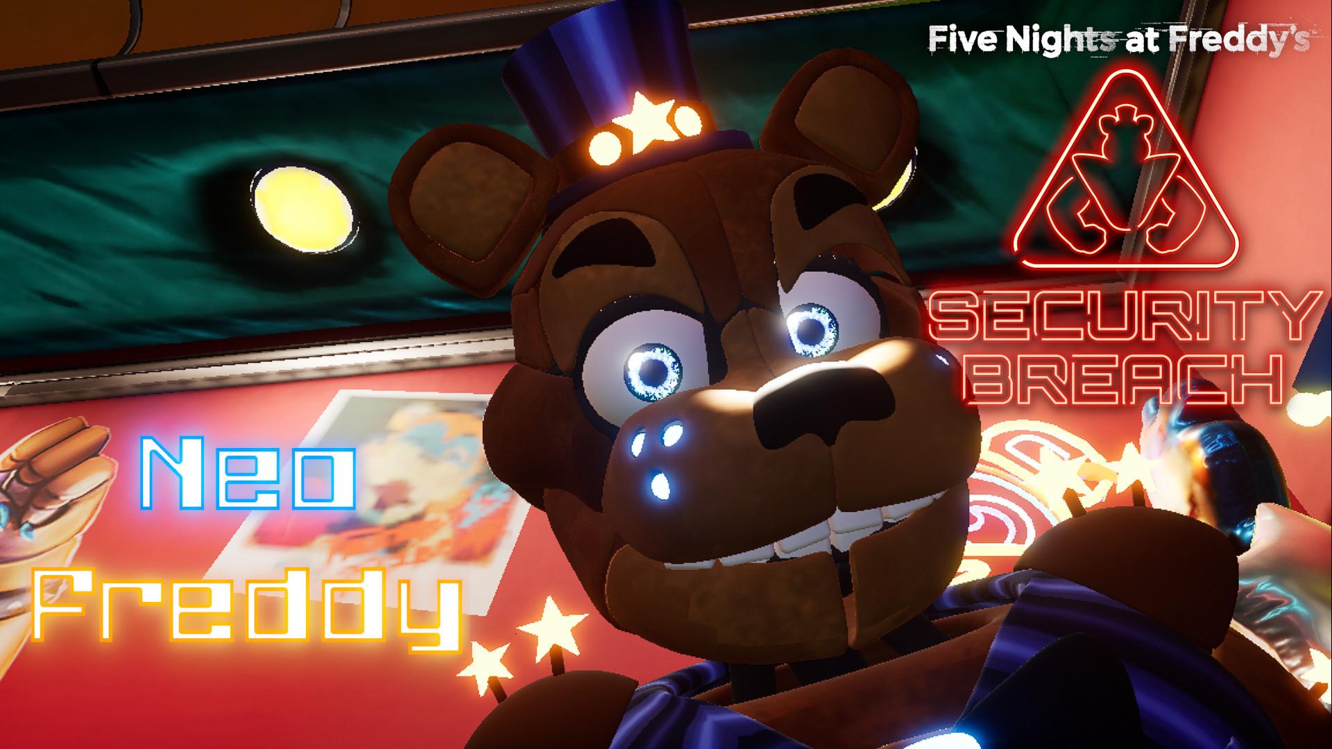 1920x1080 Neo Freddy over Glamrock Freddy [Five Nights at Freddy's Security Breach] [Mods]
