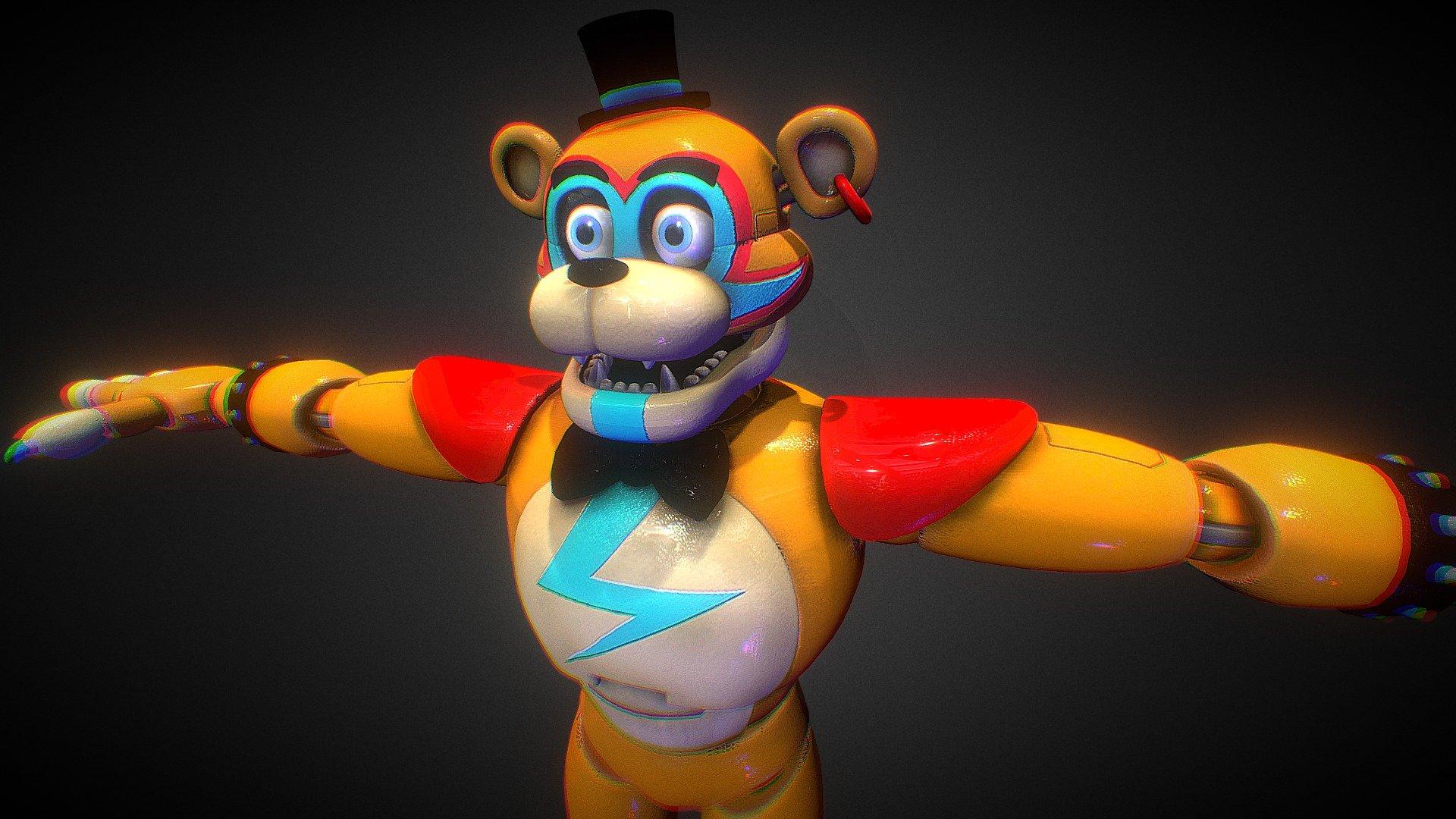 1920x1080 FNAF Breach Freddy -Hour 0 Free 3D model by ScrinnodStudios [fcb7258]
