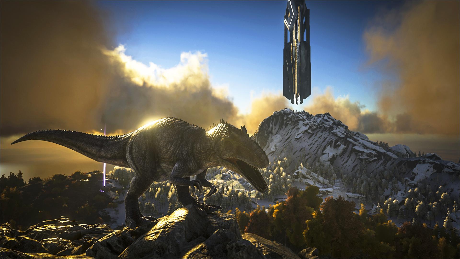 1920x1080 PC Dinosaur Game Ark Adds Massive, Deadly Giganotosaurus