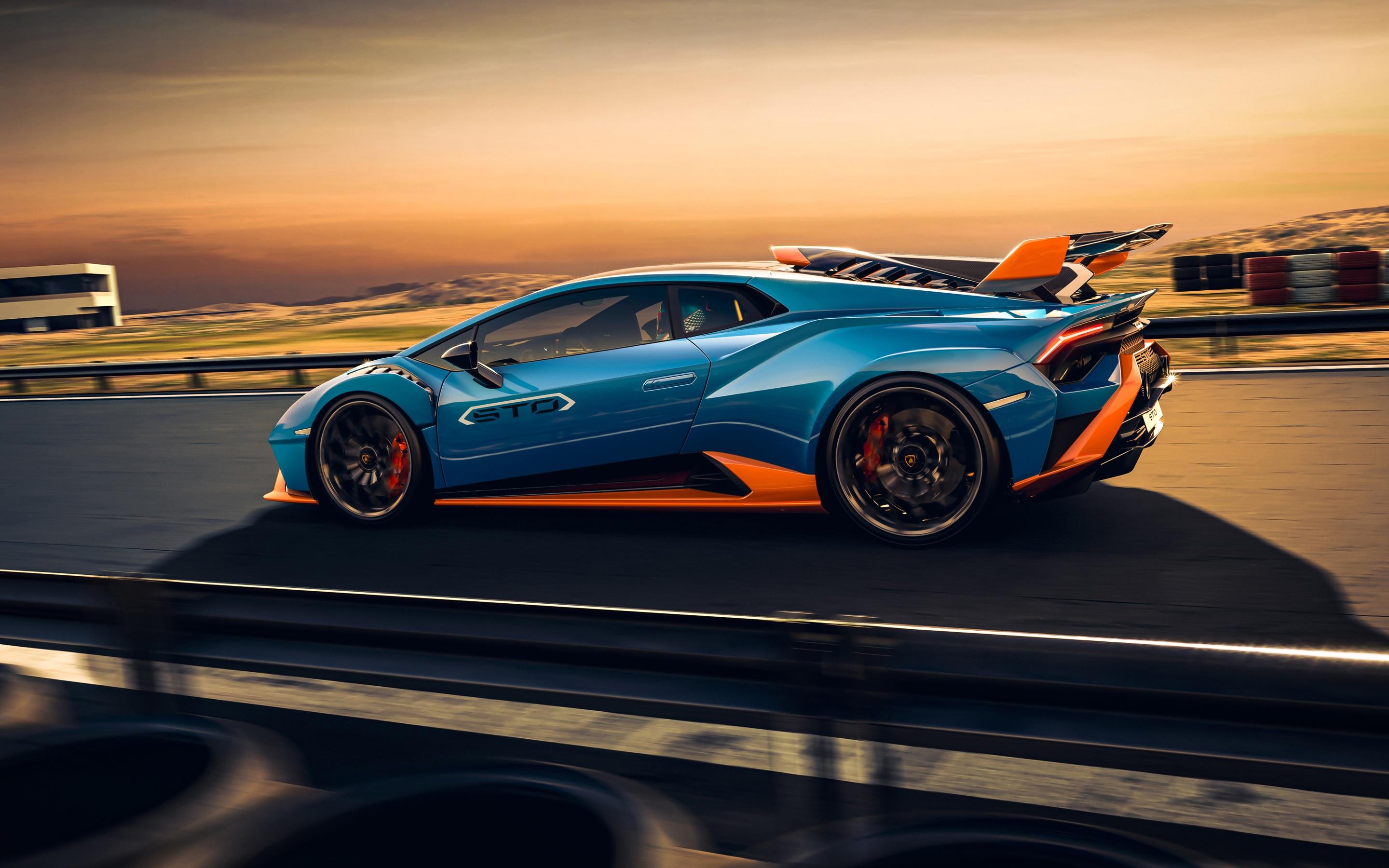2880x1800 Wallpaper 4k Lamborghini Huracan Sto Side View 4k Wallpaper