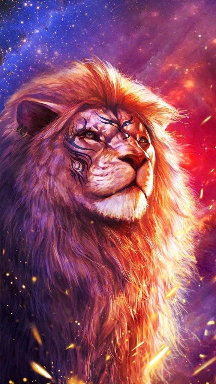 720x1280 Leo. Lion picture, Lion live wallpaper, Lion art