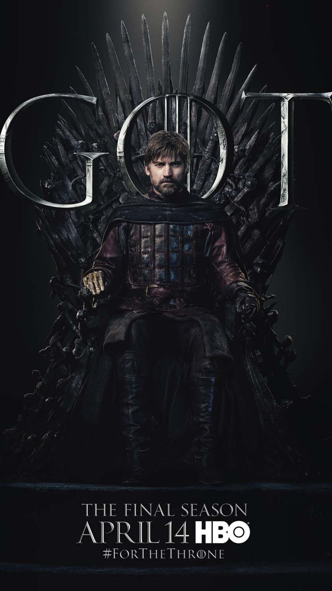 1140x2026 Everyone Takes the Iron Throne In Character Posters for Final 'Game of Thrones' Season