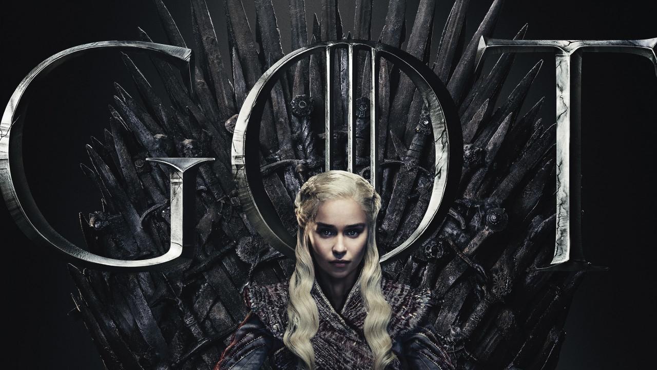 1280x720 Download wallpaper: GOT 8 Daenerys Targaryen poster 1280x720