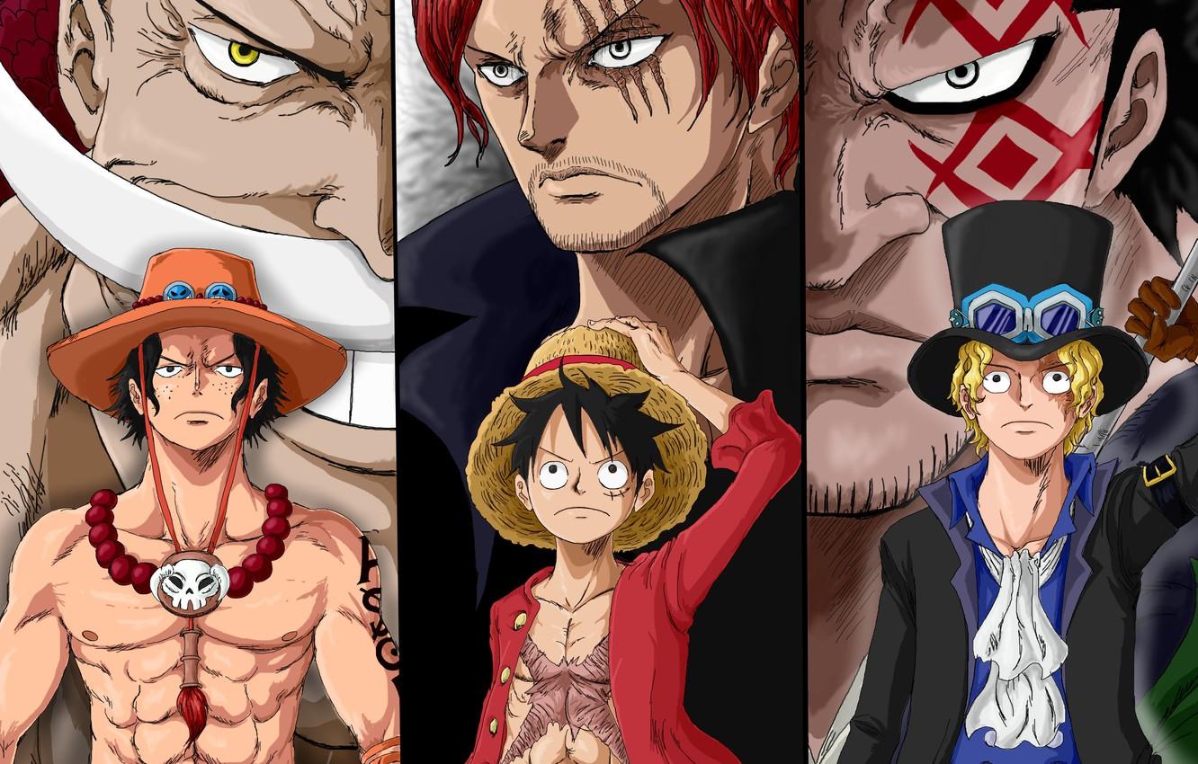 1332x850 Shanks And Luffy Wallpaper