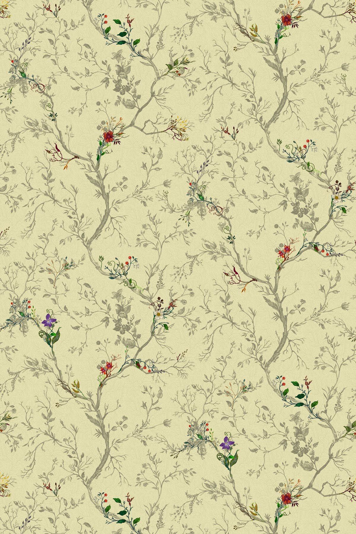 1200x1798 Timorous Beasties Wallcoverings Floral wallpaper