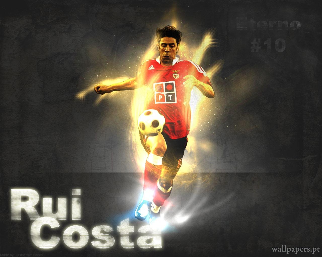 1280x1024 Rui Costa Football Wallpaper