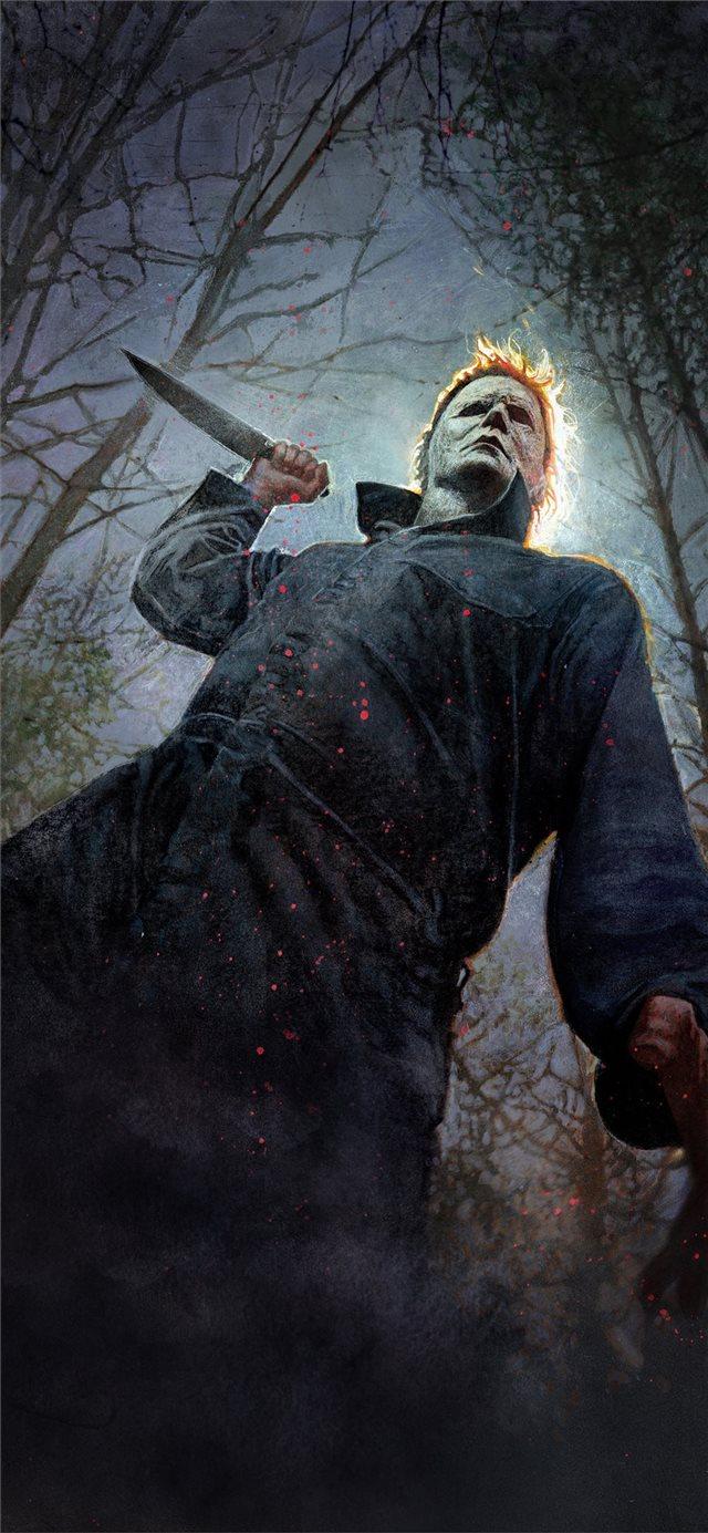 640x1385 halloween movie 5k iPhone 11 Wallpaper Free Download