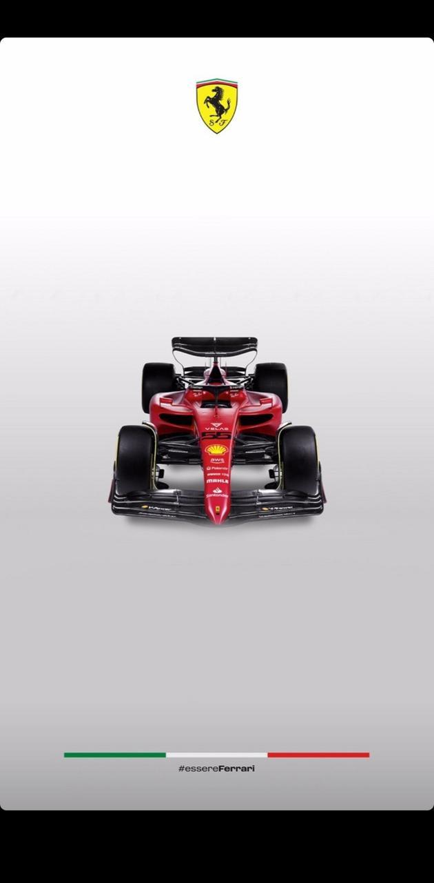 630x1280 Ferrari F1 75 Wallpaper