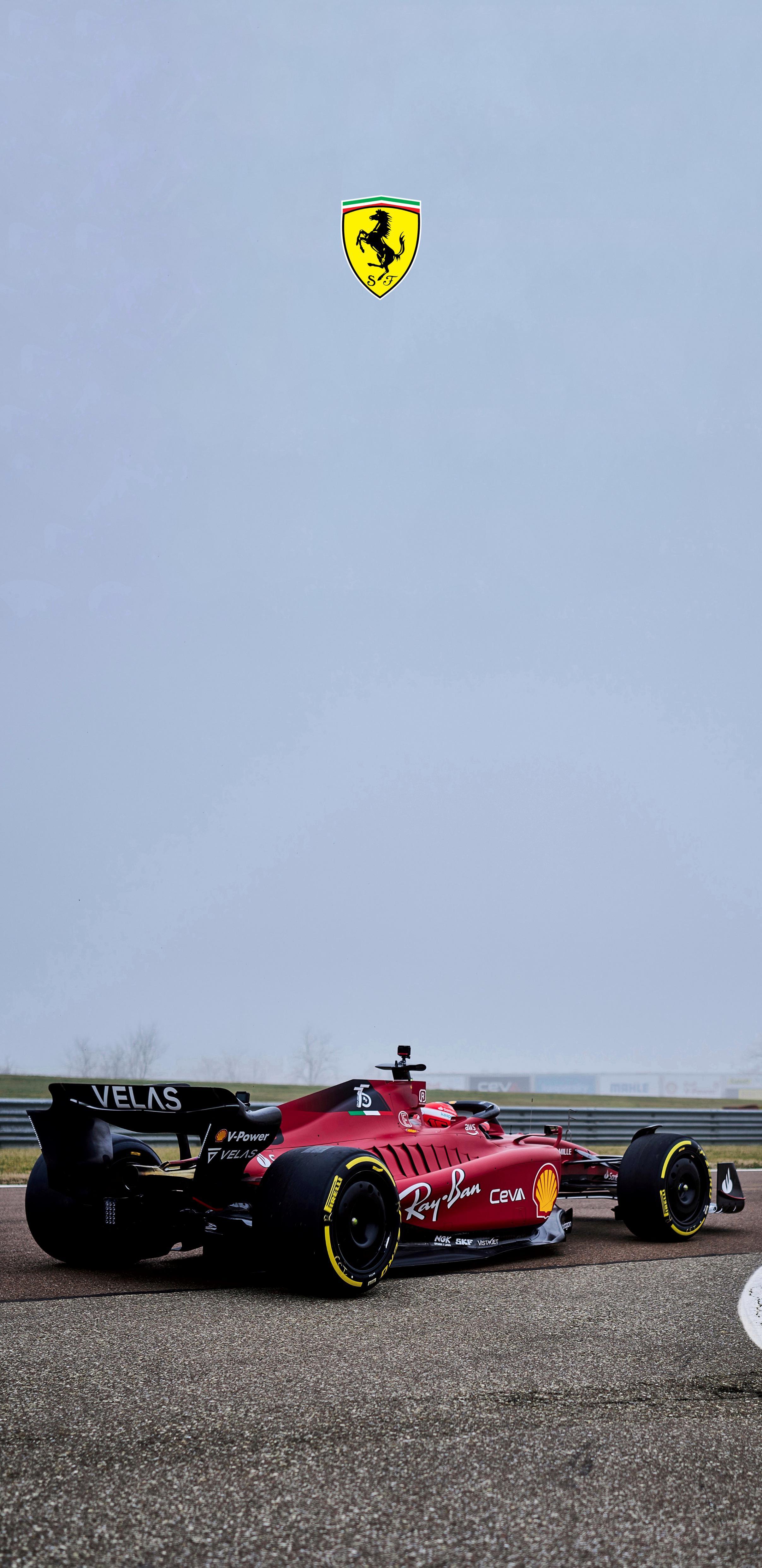 2415x4968 Ferrari F1 75 (Phone Background) Resized By Ze Robot