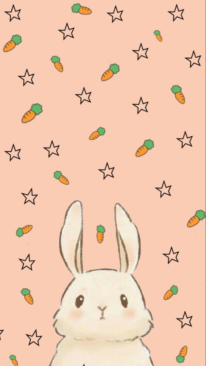 677x1200 Bunny wallpaper. Bunny wallpaper, Rabbit wallpaper, Cute bunny cartoon