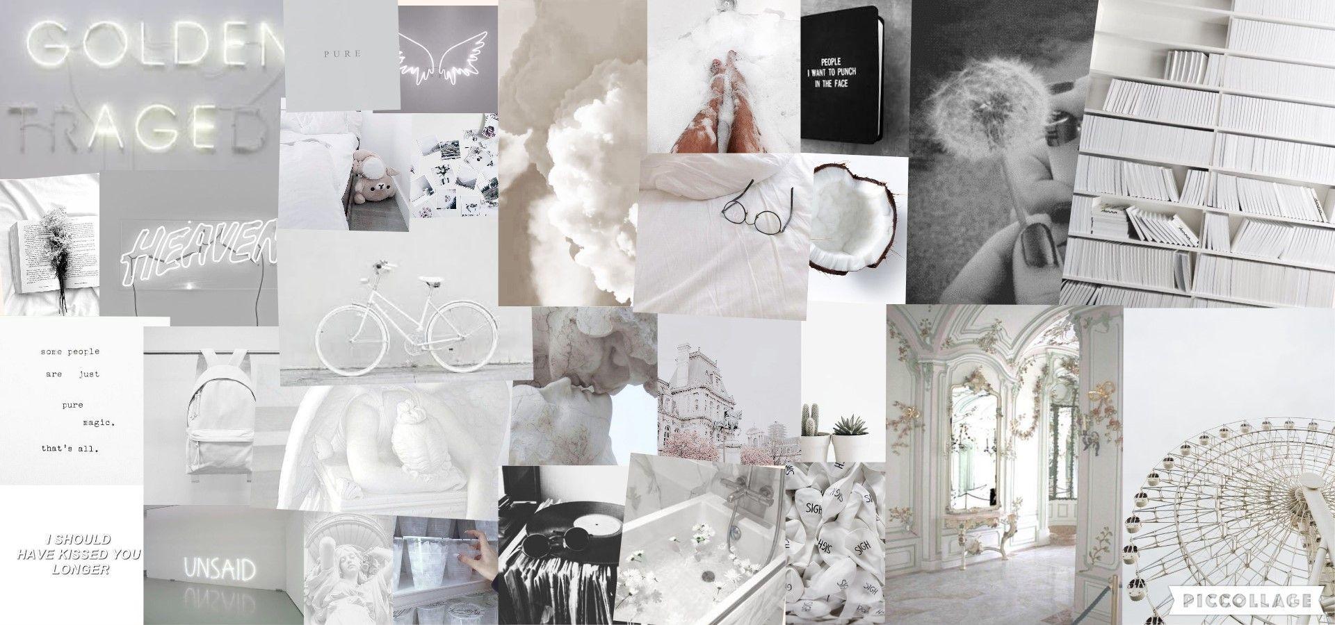 1920x900 White Aesthetic Laptop Wallpaper. Aesthetic desktop wallpaper, Desktop wallpaper macbook, Desktop wallpaper art