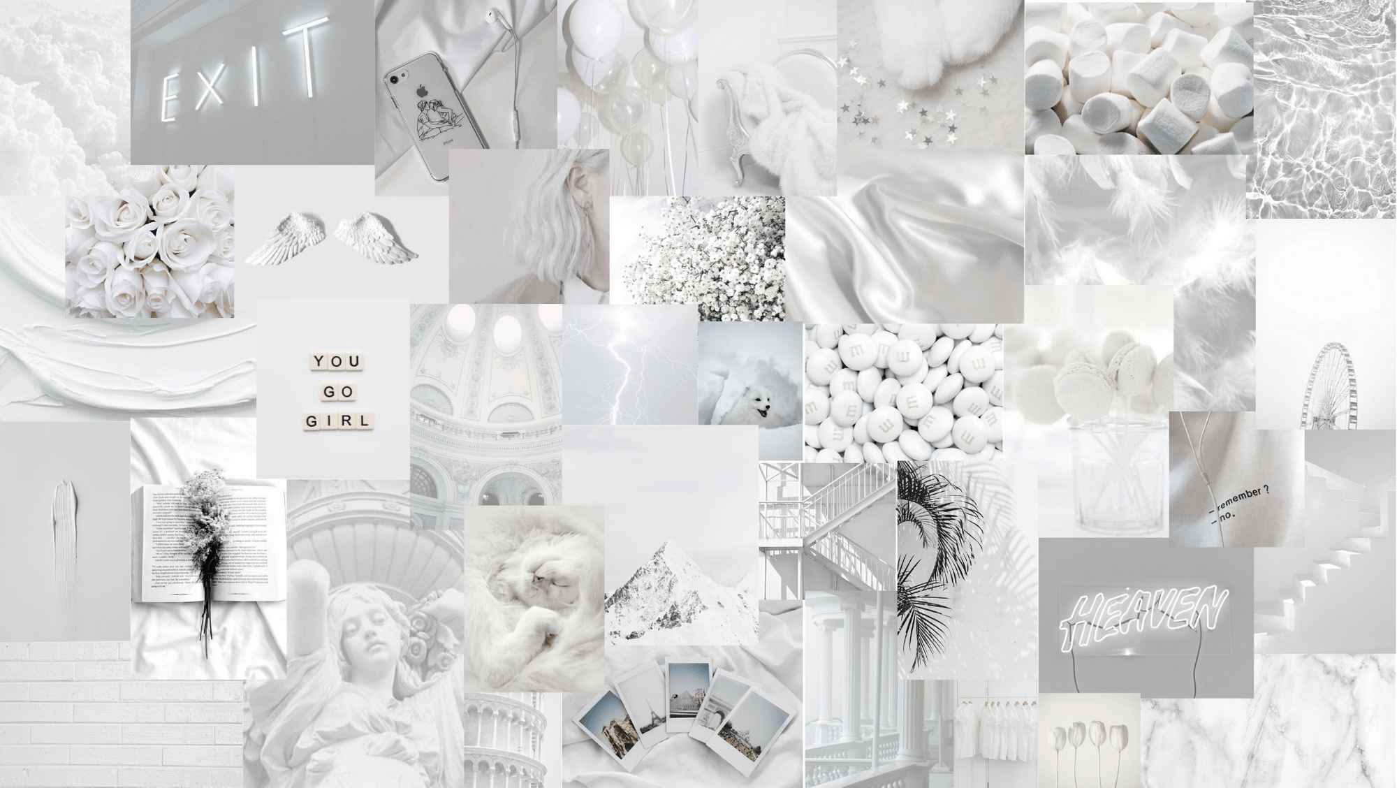 2000x1128 Aesthetic White Laptop HD Wallpaper