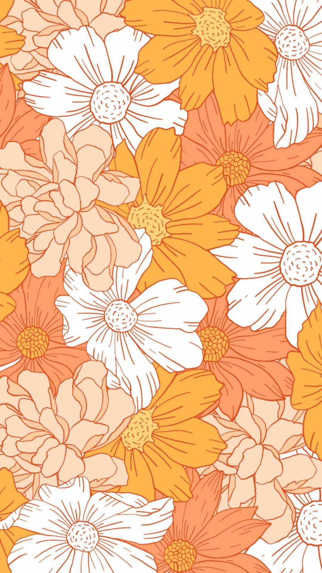 1080x1920 Download Bright Flowers Aesthetic Wallpaper