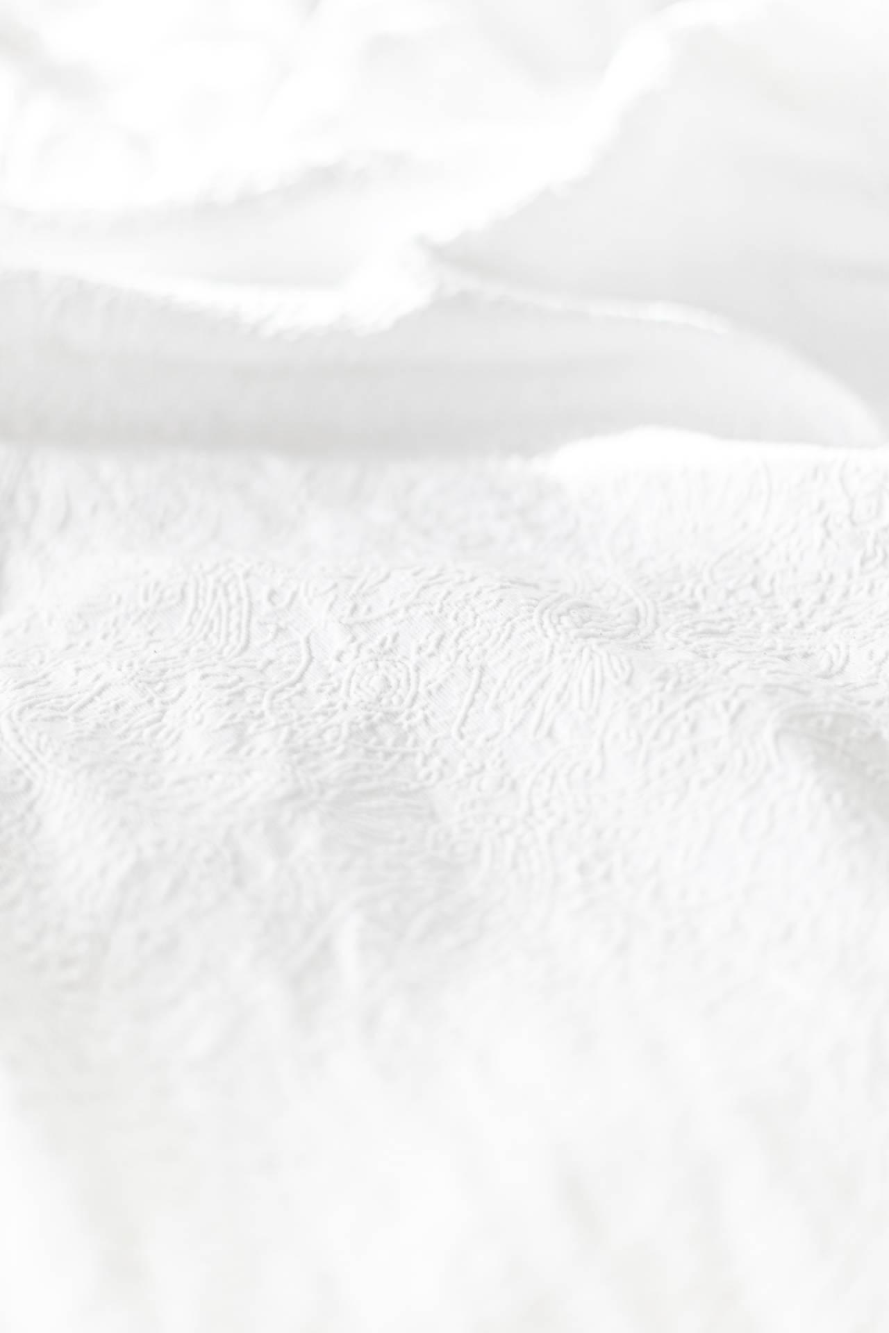 1280x1920 Download White Aesthetic Embroidery Wallpaper