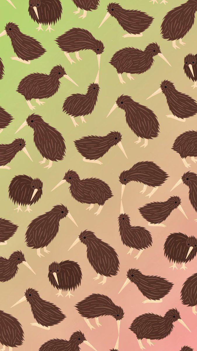 675x1200 Kiwi Bird Wallpaper
