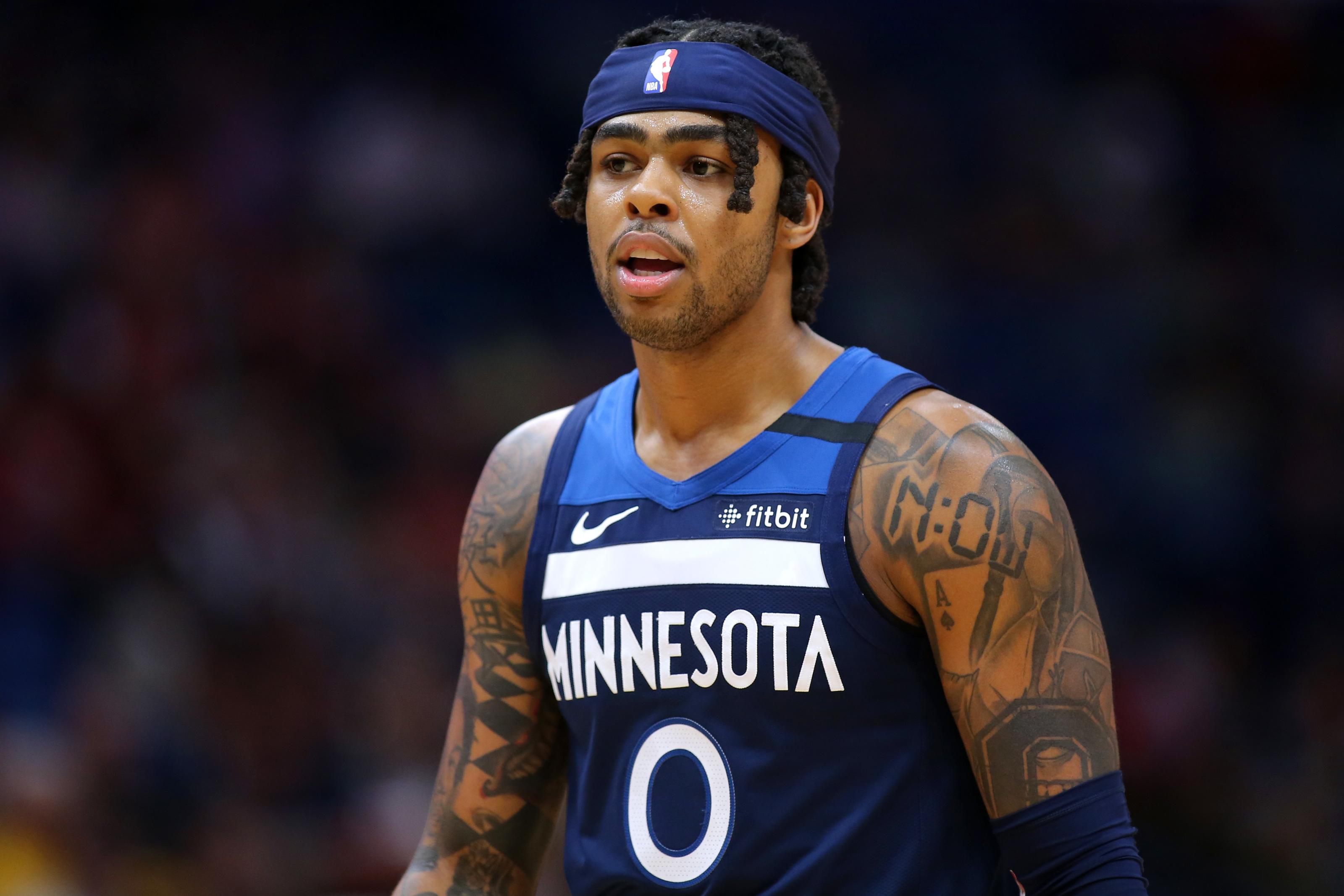 3200x2134 Warriors: D'Angelo Russell has brighter future than Andrew Wiggins