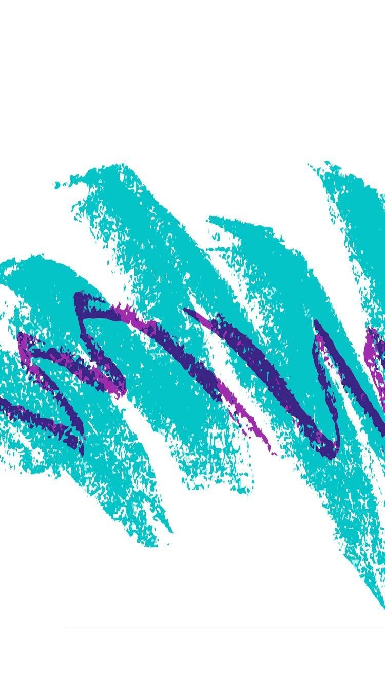 750x1334 90s Jazz Cup pattern wallpaper