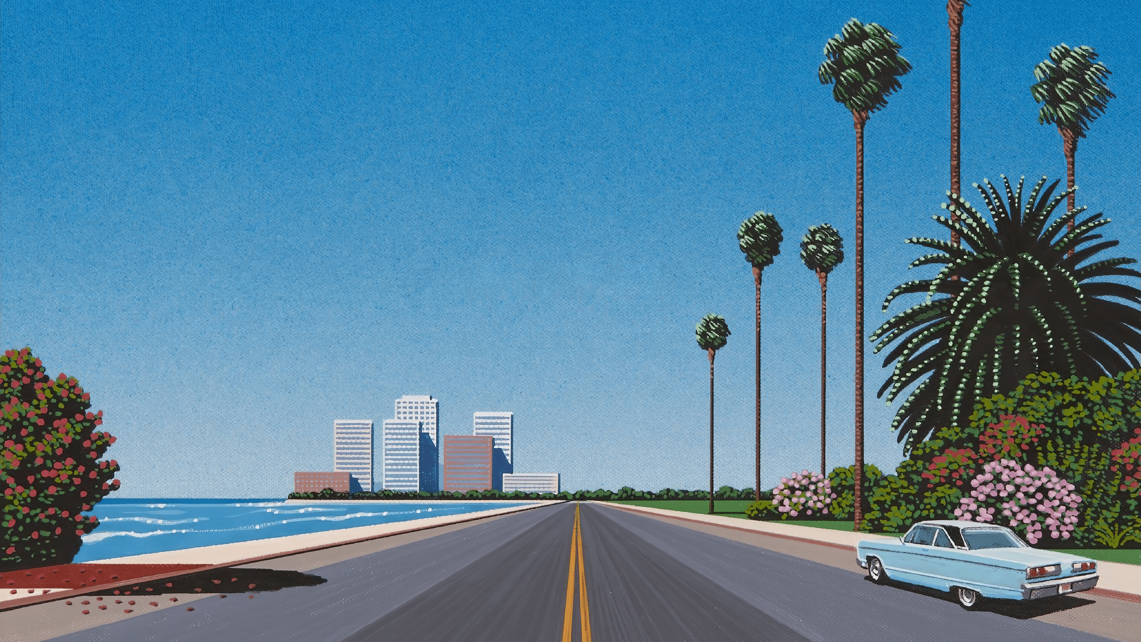 3840x2160 Southern Freeway by Hiroshi Nagai [3840x2160]